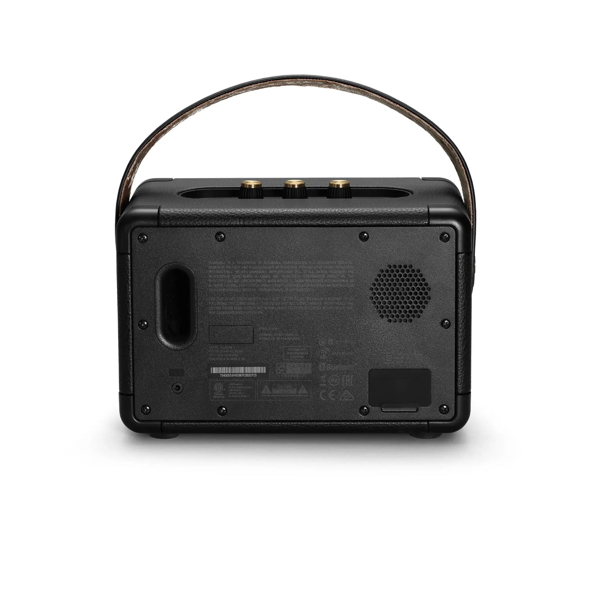 Das Bild zeigt den Marshall Kilburn II Bluetooth Lautsprecher in Schwarz.