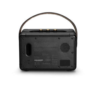Das Bild zeigt den Marshall Kilburn II Bluetooth Lautsprecher in Schwarz.