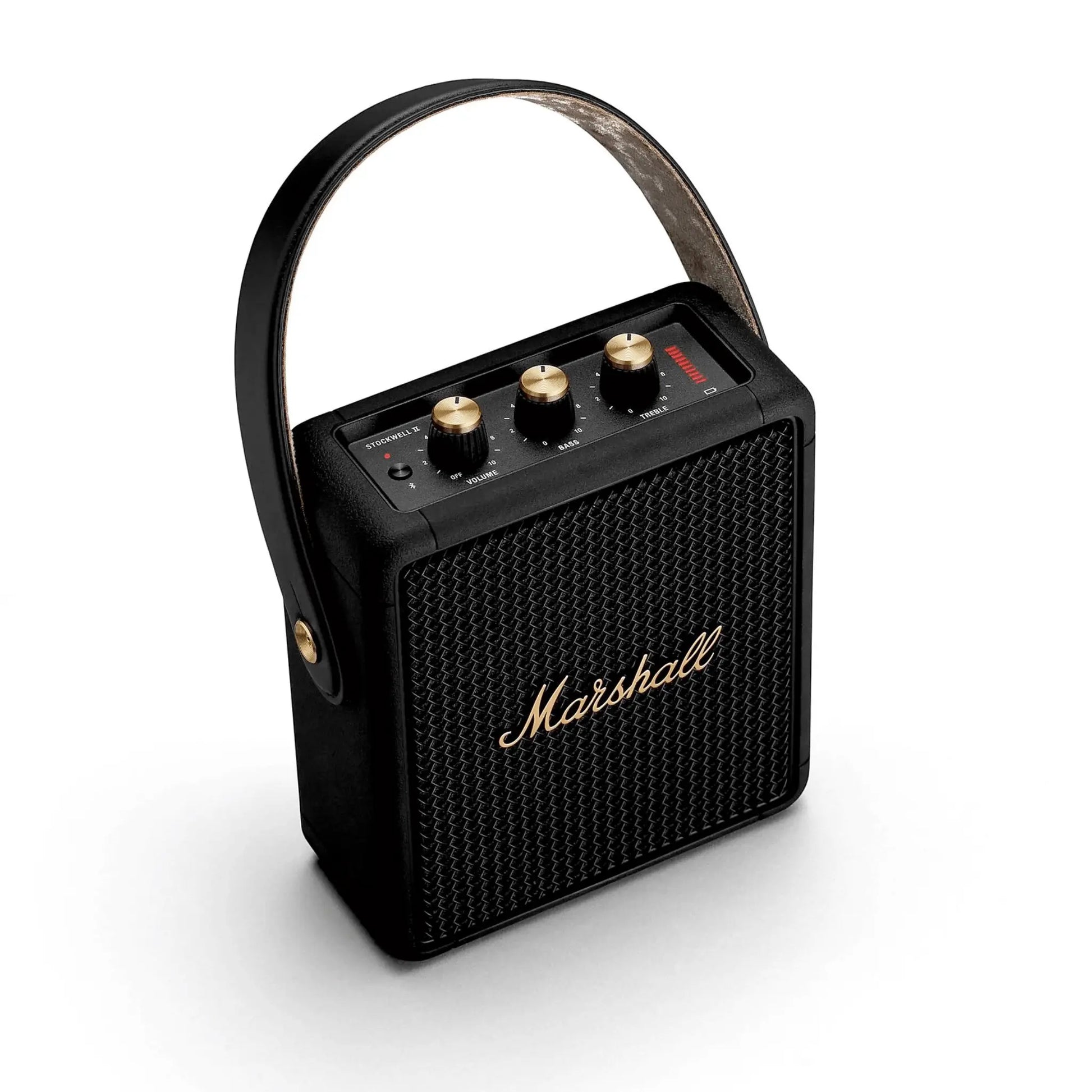 Marshall Stockwell II Bluetooth Lautsprecher mit tragbarem Design und kraftvollem Sound.