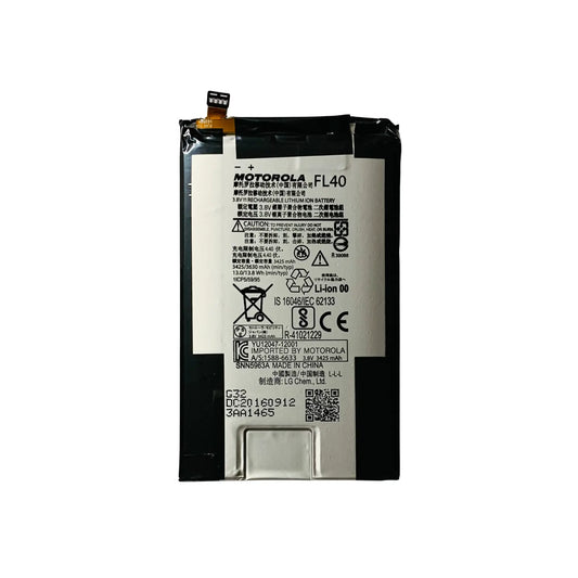 Auf diesem Produktbild wird der Motorola Akku FL40 Li-Ion 3.8 Volt 3500 mAh abgebildet.