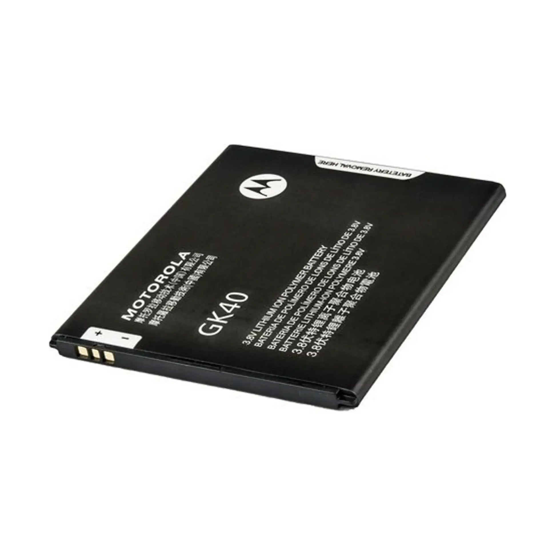 Auf diesem Produktbild wird der Motorola Akku GK40 Li-Ion 3.8 Volt 2700 mAh abgebildet.