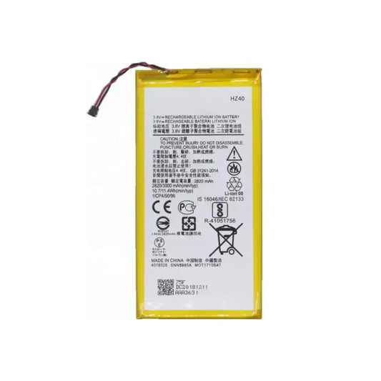 Auf diesem Produktbild wird der Motorola Akku HZ40 Li-Ion 3.8 Volt 2820 mAh abgebildet.