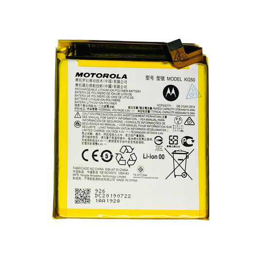 Auf diesem Produktbild wird der Motorola Akku KG50 Li-Ion-Polymer 3.8 Volt 4000 mAh abgebildet.