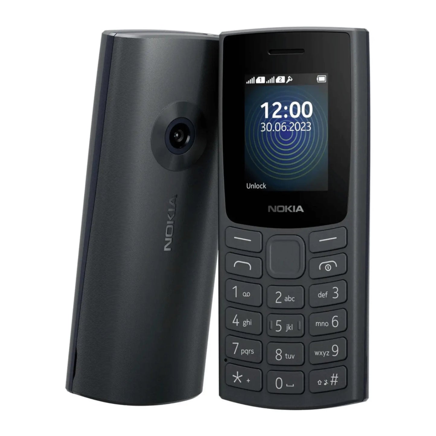 Nokia 110 (2023) Handy in Schwarz.