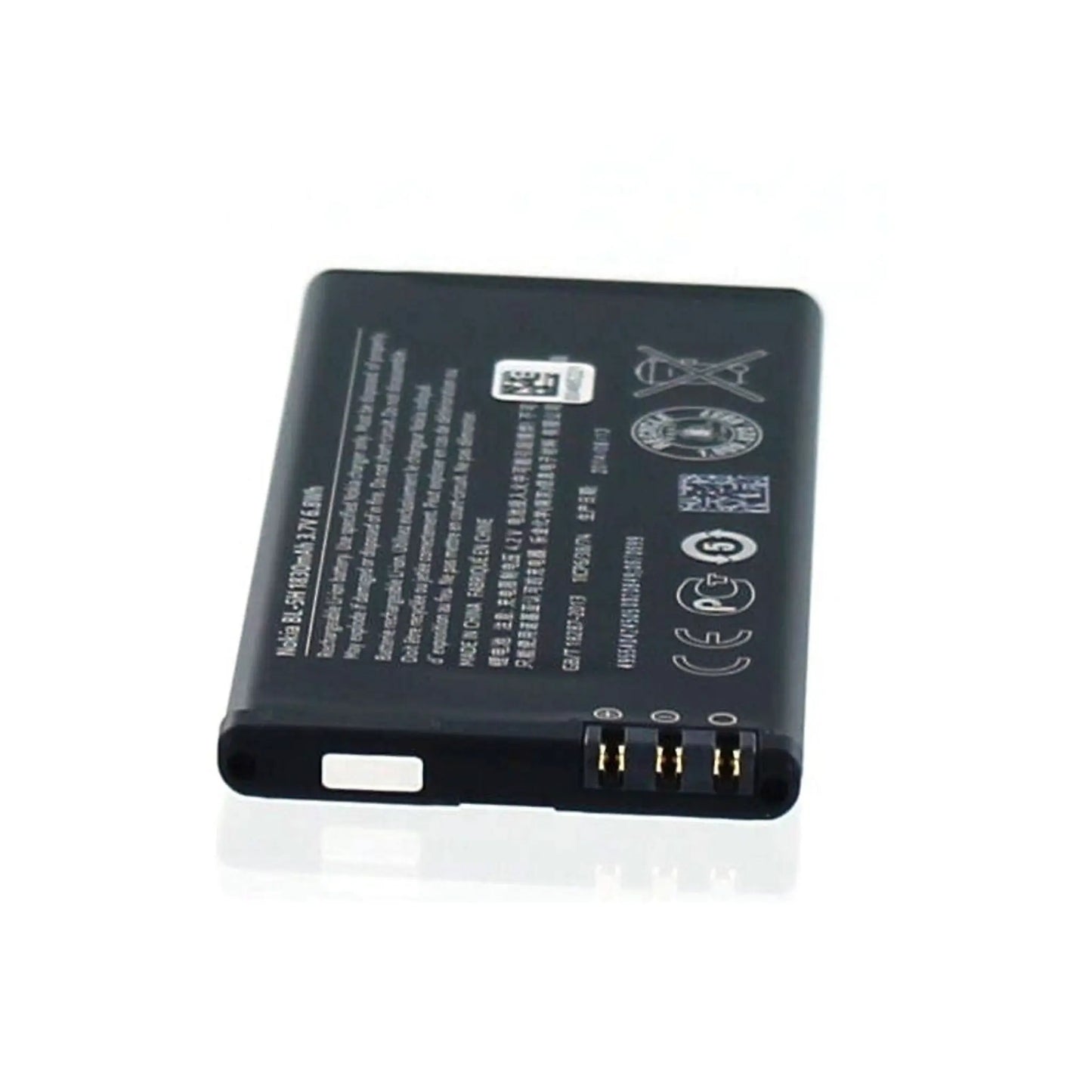 Auf diesem Produktbild wird der Nokia Akku BL-5H Li-Ion 3.8 Volt 1830 mAh abgebildet.