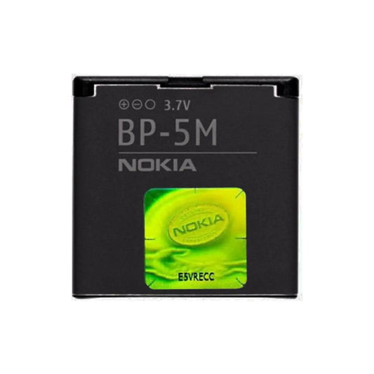 Auf diesem Produktbild wird der Nokia Akku BP-5M Li-Ion 3.7 Volt 900 mAh abgebildet.