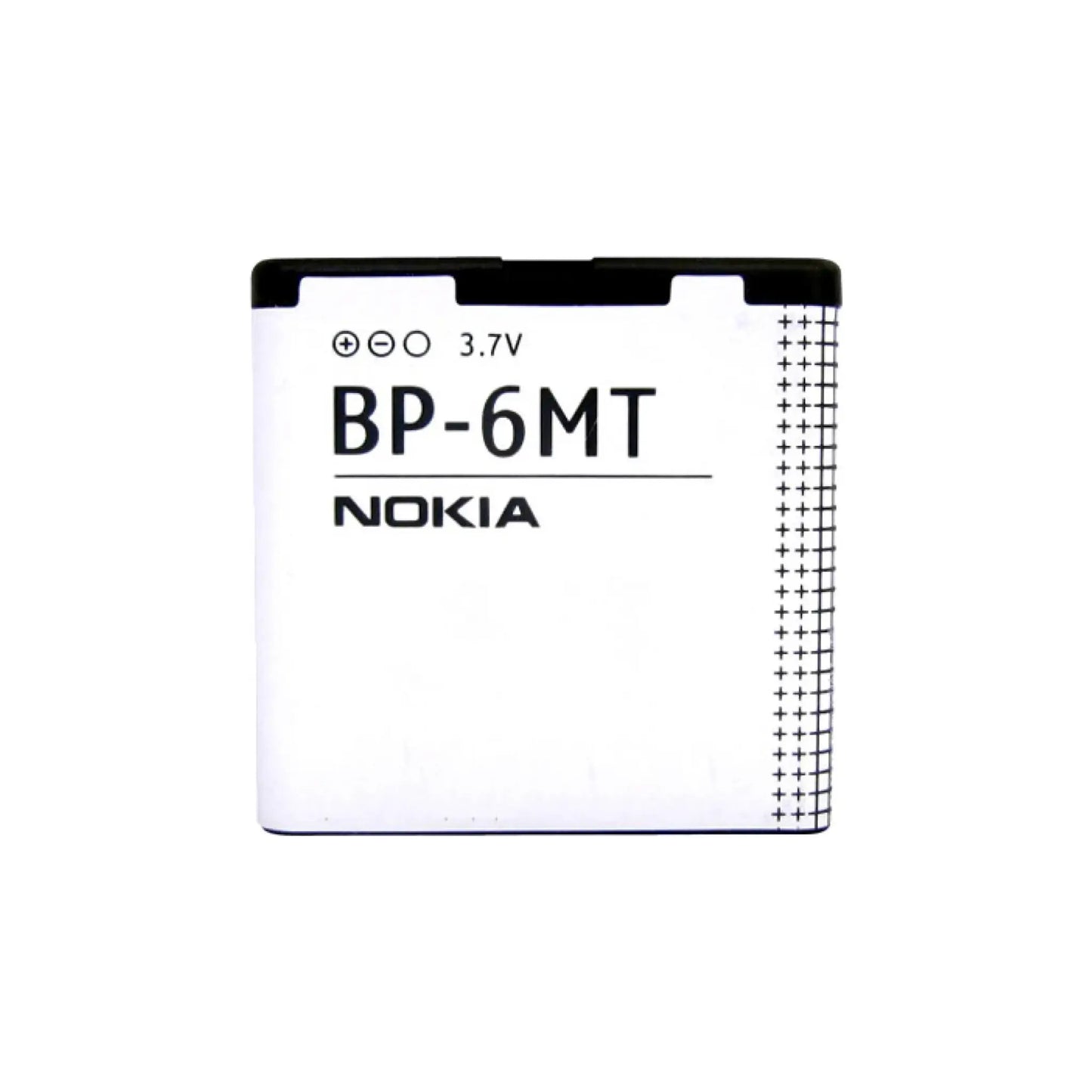 Auf diesem Produktbild wird der Nokia Akku BP-6MT Li-Ion 3.8 Volt 1050 mAh abgebildet.