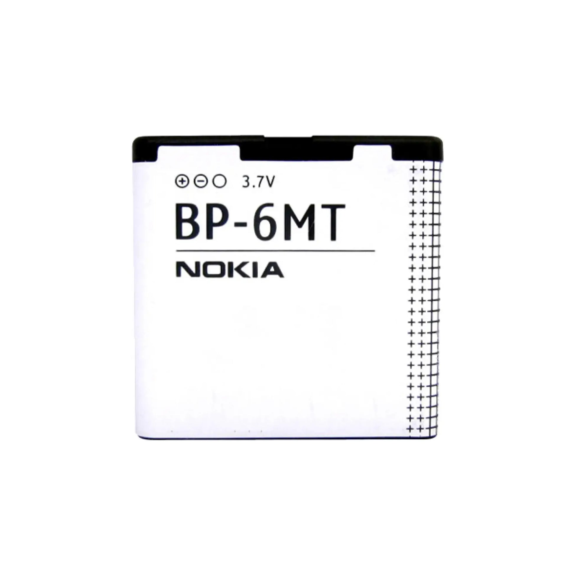 Auf diesem Produktbild wird der Nokia Akku BP-6MT Li-Ion 3.8 Volt 1050 mAh abgebildet.