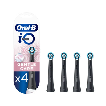 Oral-B Gentle Care Aufsteckbürsten 4er Set in Schwarz