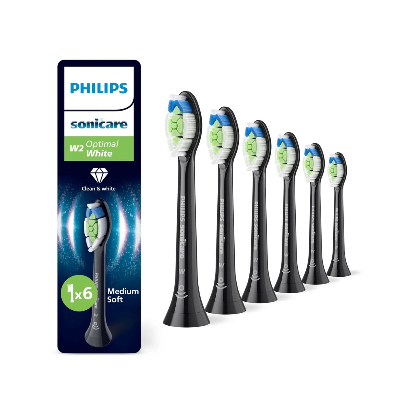 Philips Sonicare W2 Optimal White Aufsteckbürsten 6er Pack