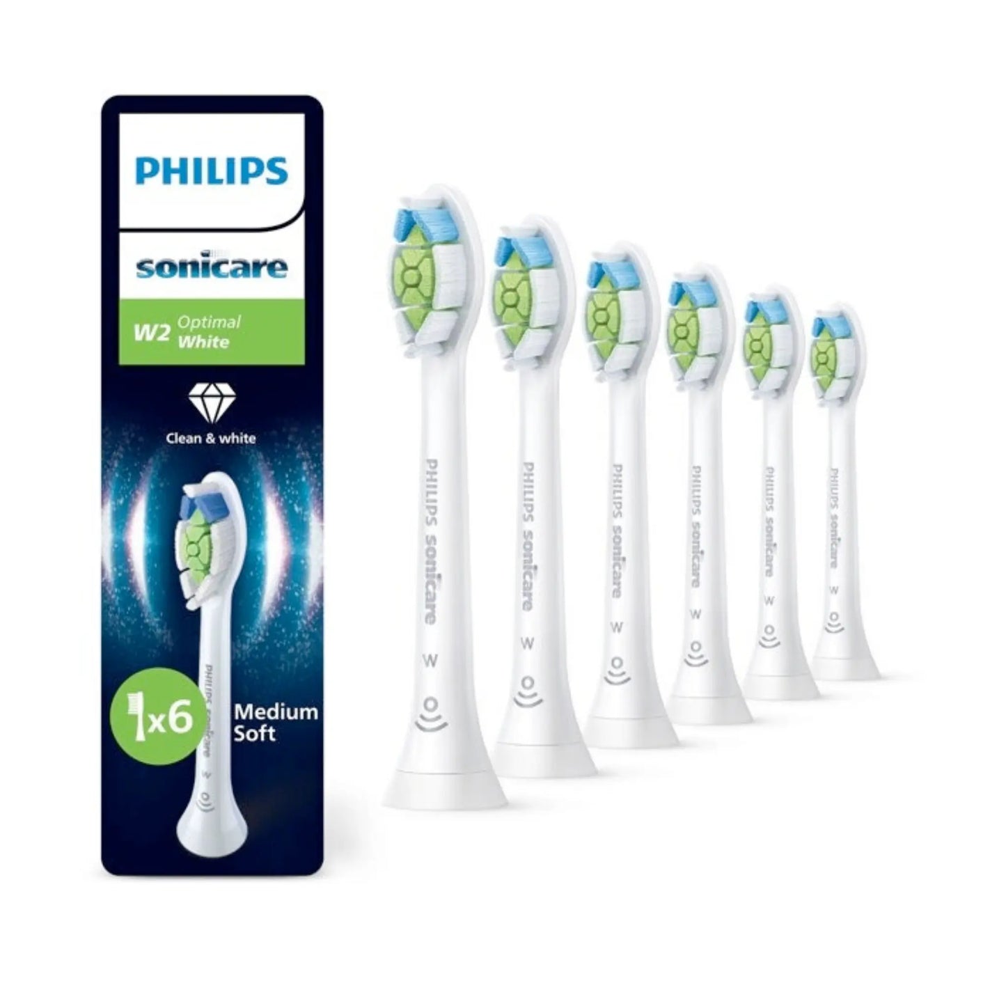 Philips Sonicare W2 Optimal White Aufsteckbürsten 6er Pack
