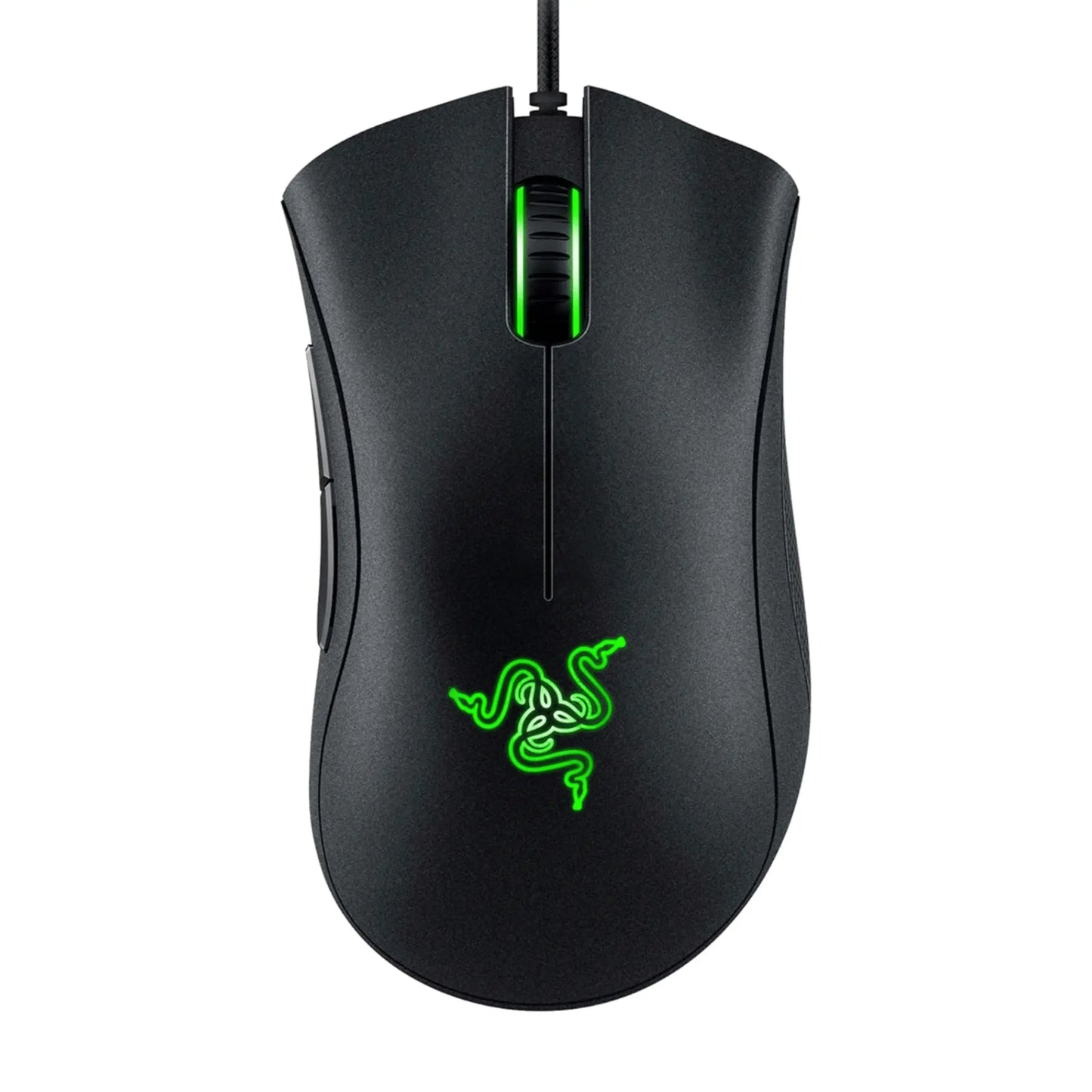 Razer DeathAdder Gaming Maus in Schwarz.