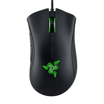 Razer DeathAdder Gaming Maus in Schwarz.