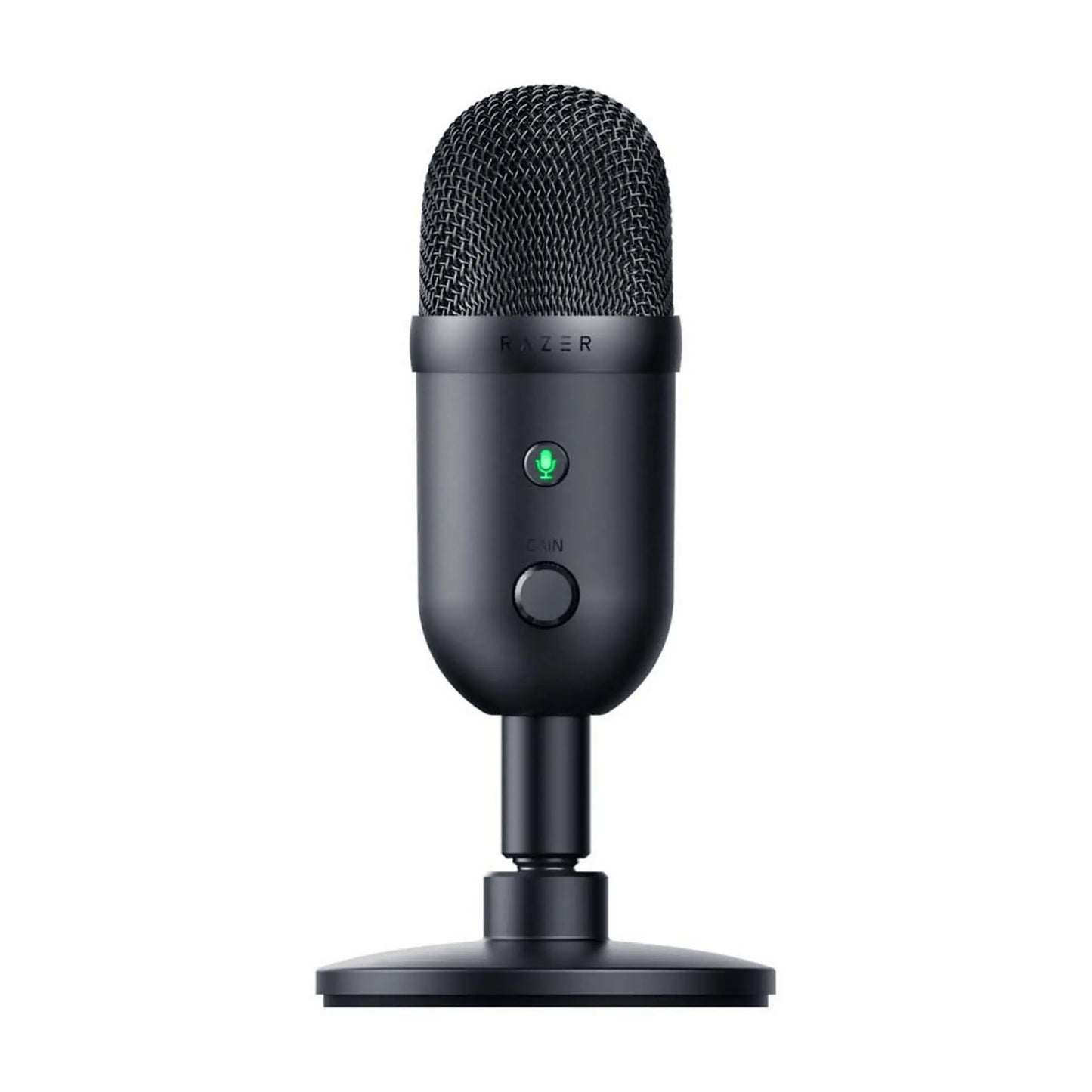Razer Seiren V2 X Tischmikrofon für klare Sprachaufnahmen und Streaming.