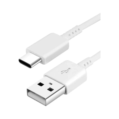 Das Bild zeigt das Samsung EP‑DN930CWE Ladekabel in Weiß – USB‑C‑Kabel für Datenübertragung und Aufladen kompatibler Geräte.