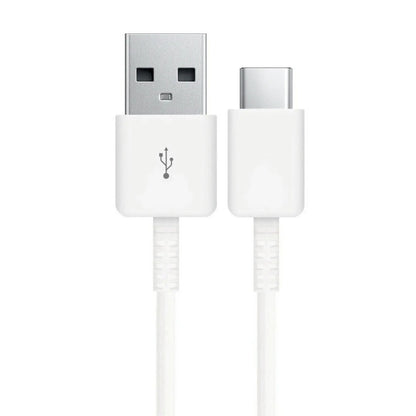 Weißes Samsung EP-DN930CWE USB-C Ladekabel mit 1,2 Metern Länge.
