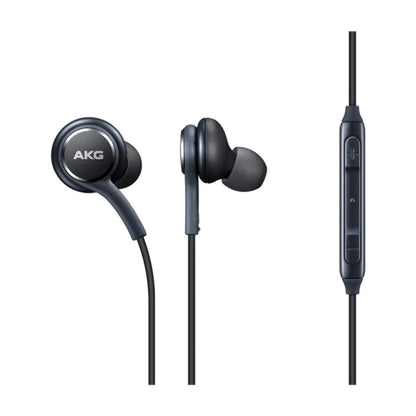 Das Bild zeigt die Samsung AKG EO-IG955 In-Ear-Kopfhörer in Schwarz aus der Schrägansicht.