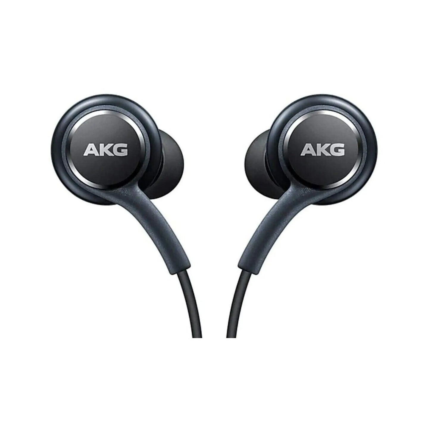 Das Bild zeigt die Samsung AKG EO-IG955 In-Ear-Kopfhörer in Schwarz aus der Frontansicht.