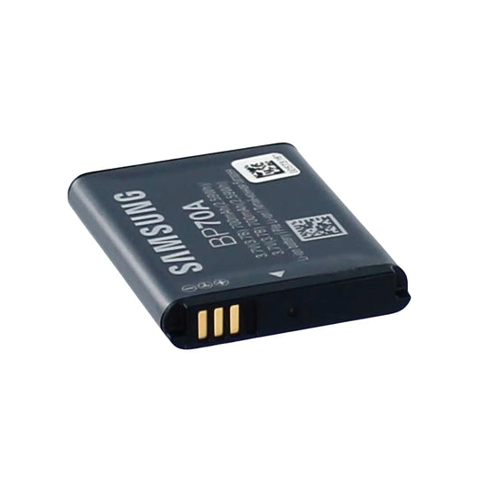 Auf diesem Produktbild wird der Samsung Akku BP-70A Li-Ion 3.7 Volt 700 mAh abgebildet.