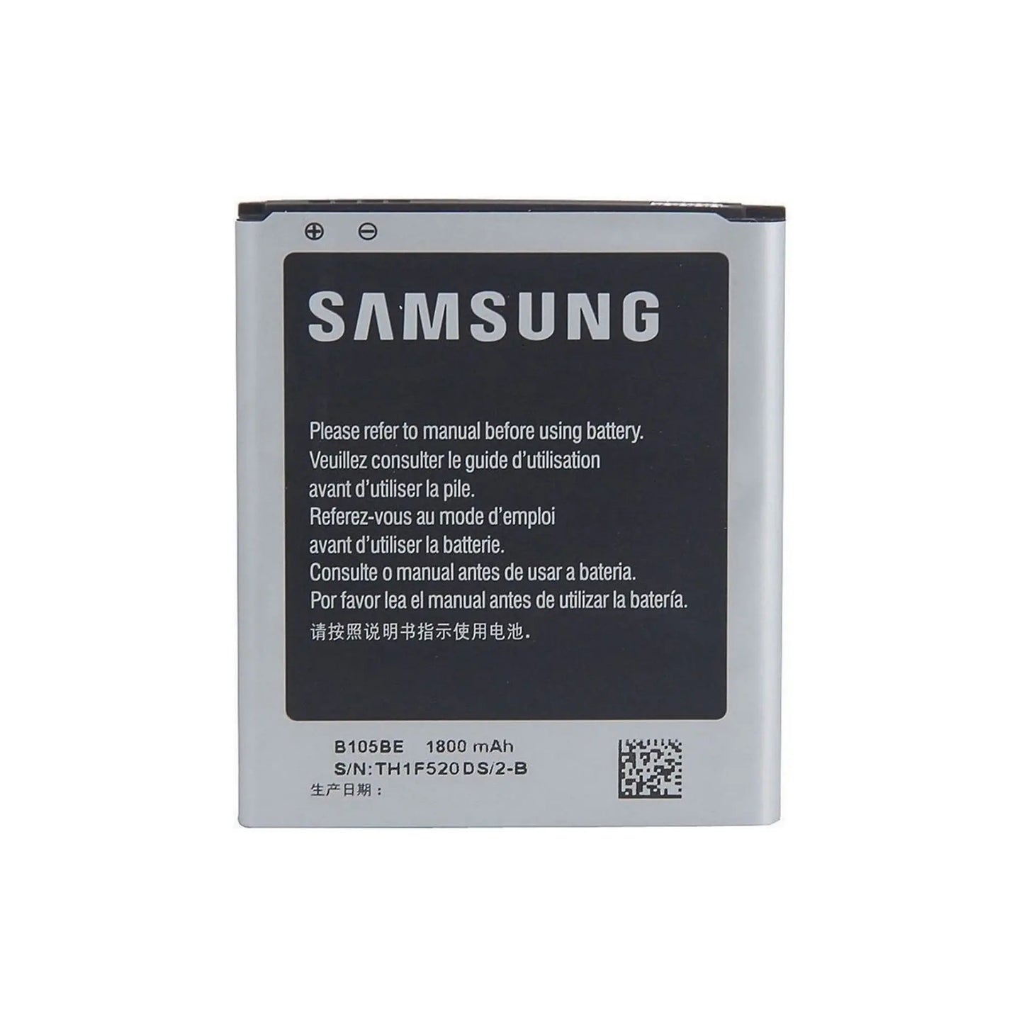 Auf diesem Produktbild wird der Samsung Akku EB-B105BE Li-Ion 3.8 Volt 1350 mAh abgebildet.
