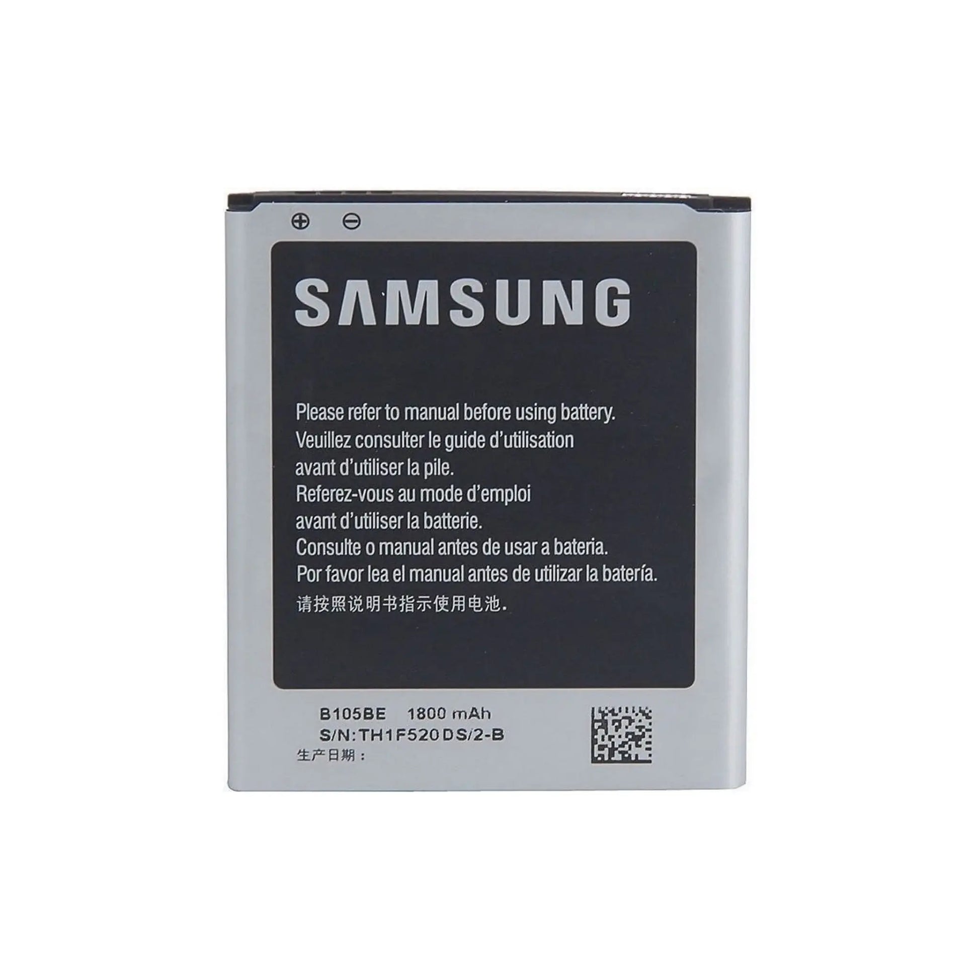 Auf diesem Produktbild wird der Samsung Akku EB-B105BE Li-Ion 3.8 Volt 1350 mAh abgebildet.