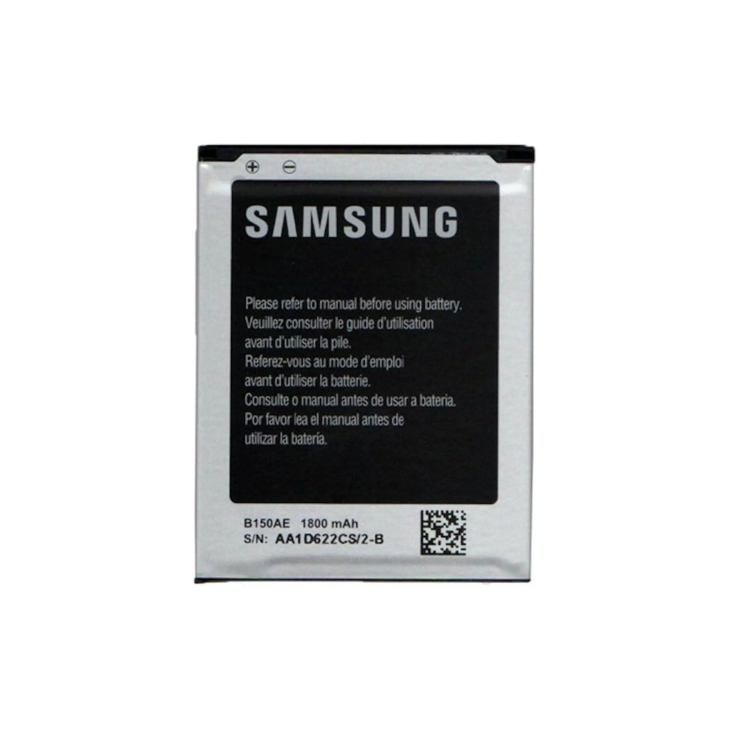 Auf diesem Produktbild wird der Samsung Akku EB-B150AE Li-Ion 3.8 Volt 1800 mAh abgebildet.