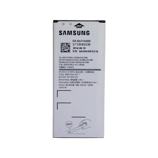Auf diesem Produktbild wird der Samsung Akku EB-BA310ABE Li-Ion 3.85 Volt 2300 mAh abgebildet.
