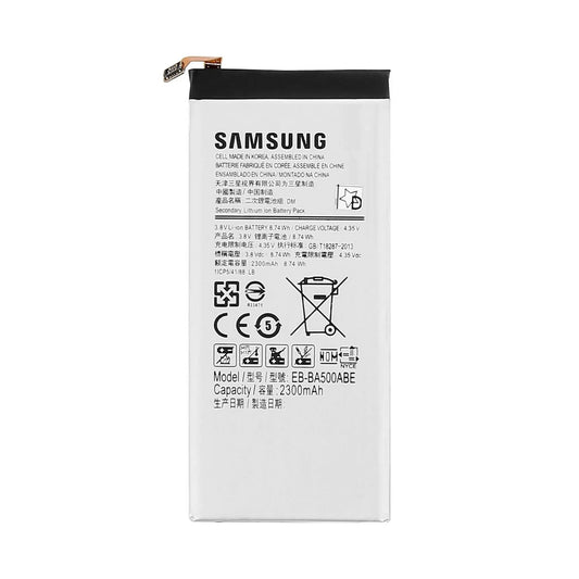 Auf diesem Produktbild wird der Samsung Akku EB-BA500ABE Li-ion 3.8 Volt 2300 mAh abgebildet.