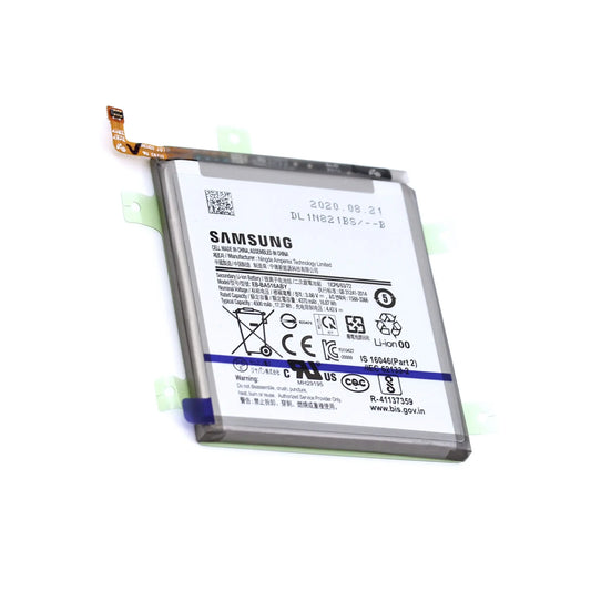 Auf diesem Produktbild wird der Samsung Akku EB-BA516ABY Li-ion 3.85 Volt 4500 mAh abgebildet.