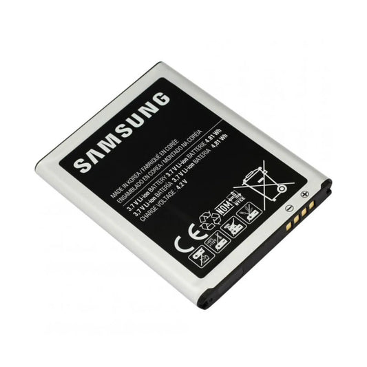Auf diesem Produktbild wird der Samsung Akku EB-BG130BBE Li-Ionen 3.8 Volt 1300 mAh abgebildet.
