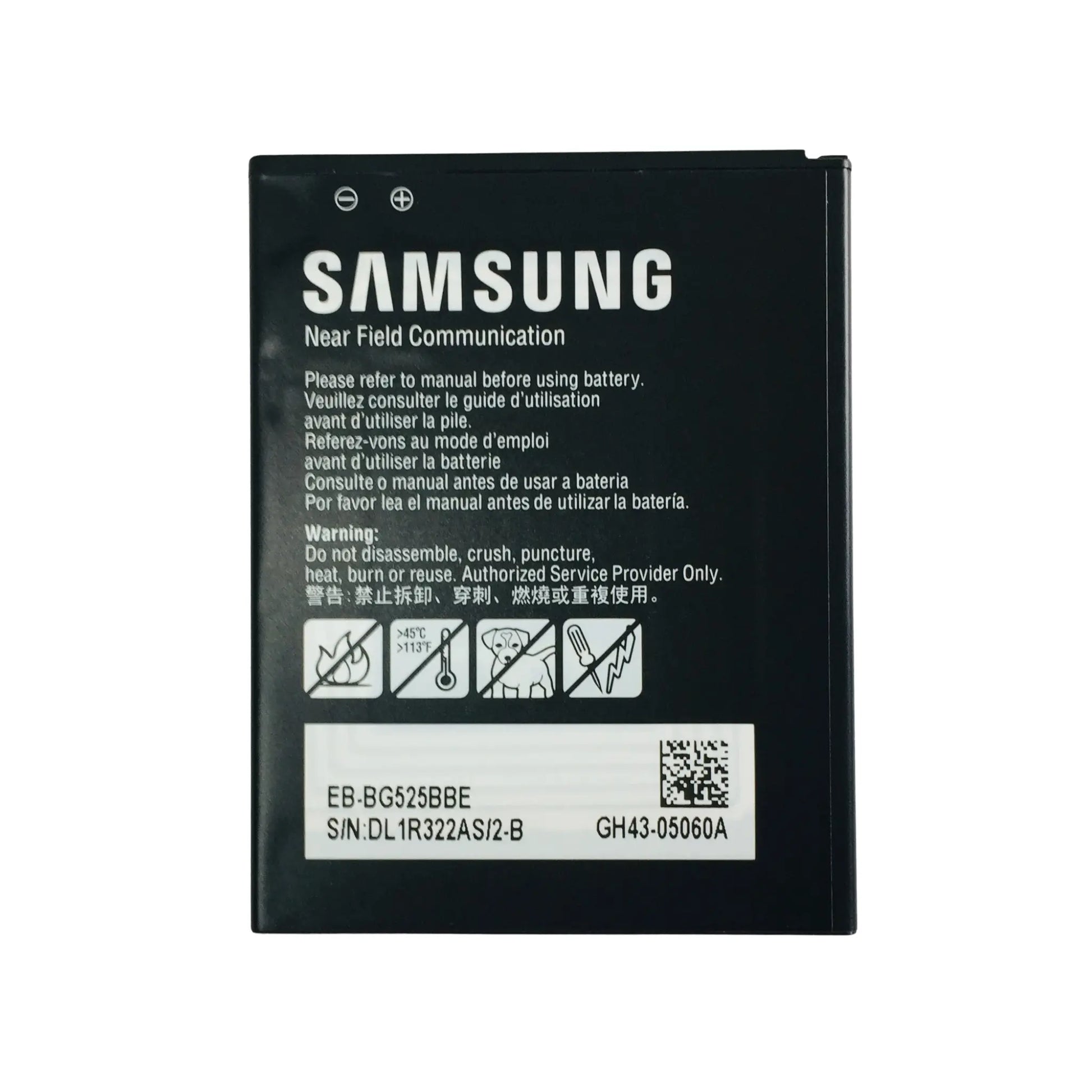 Auf diesem Produktbild wird der Samsung Akku EB-BG525BBE Li-Ion 3.85 Volt 3000 mAh abgebildet.