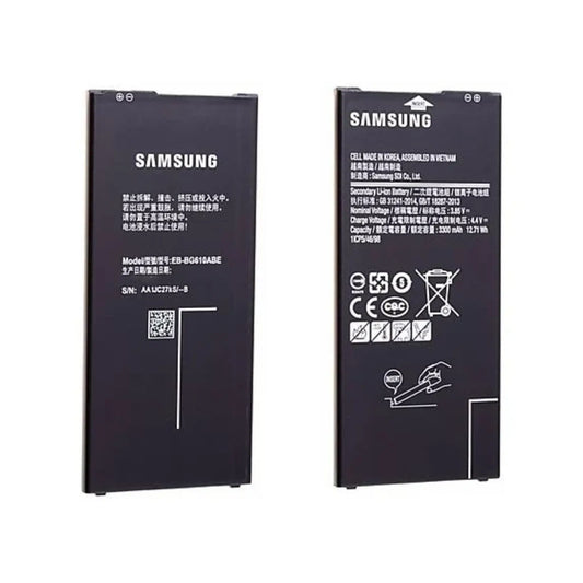 Auf diesem Produktbild wird der Samsung Akku E​B-BG610BEE Li-Ion 3.85 Volt 3300 mAh abgebildet.