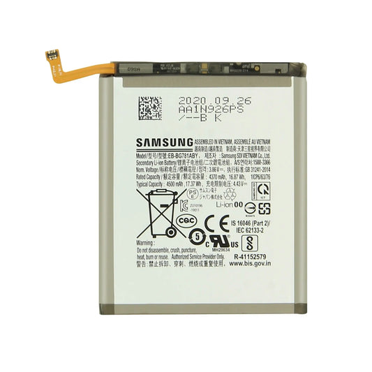 Auf diesem Produktbild wird der Samsung Akku EB-BG781ABY Li-Ion 3.86 Volt 4500 mAh abgebildet.