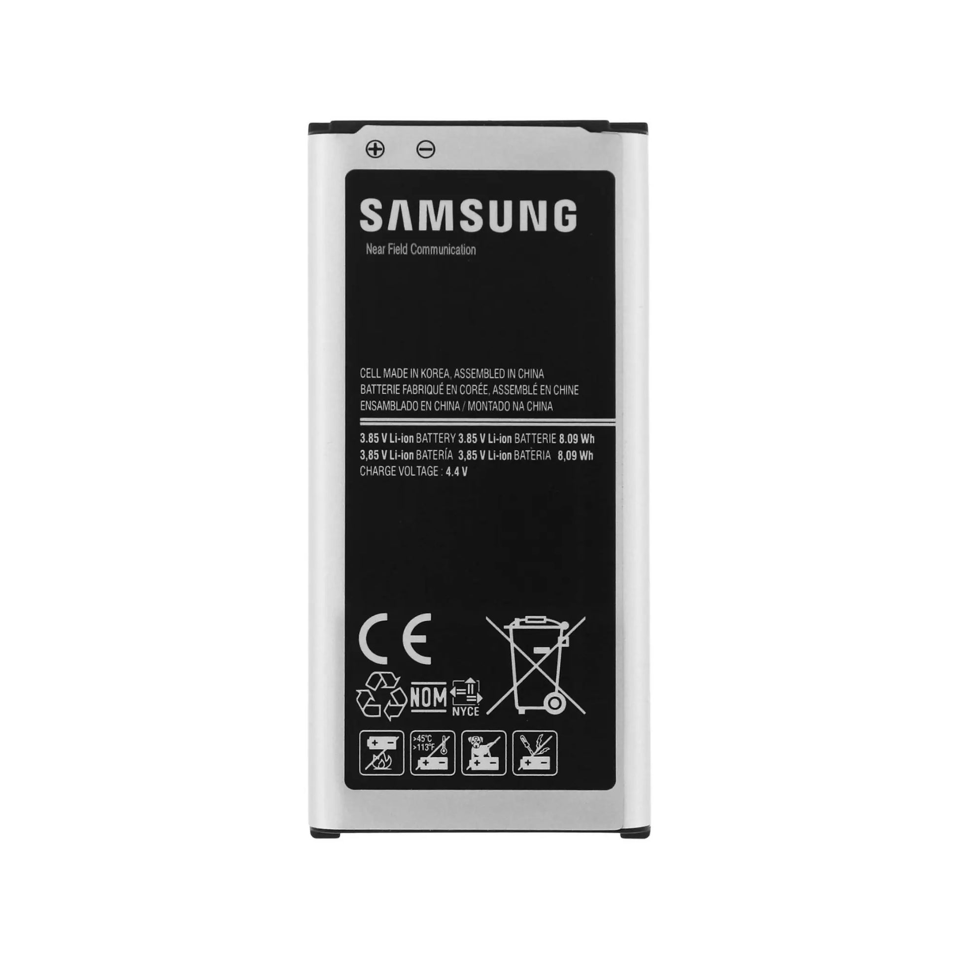 Auf diesem Produktbild wird der Samsung Akku EB-BG800CBE Li-ion 3.85 Volt 2100 mAh abgebildet.