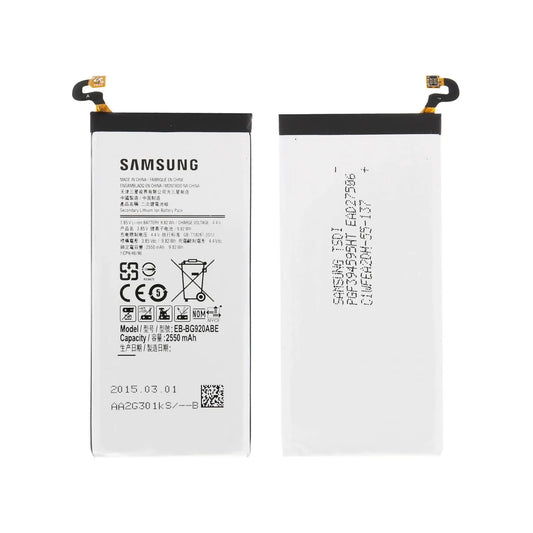 Auf diesem Produktbild wird der Samsung Akku EB-BG920ABE Li-ion 3.85 Volt 2550 mAh abgebildet.