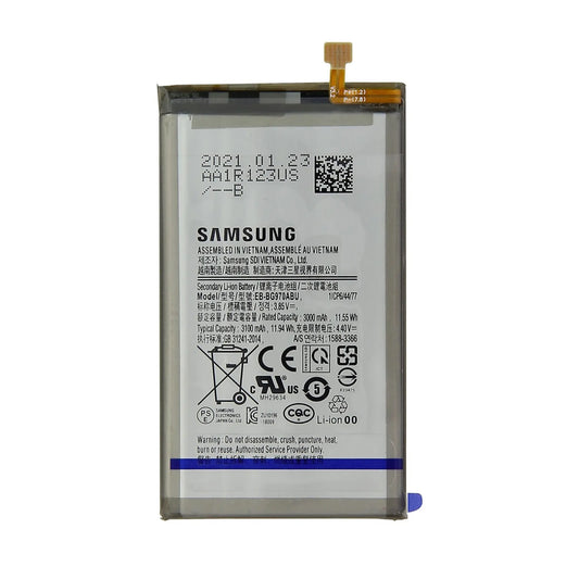 Auf diesem Produktbild wird der Samsung Akku EB-BG970AB 3.85 Volt 3100 mAh abgebildet.