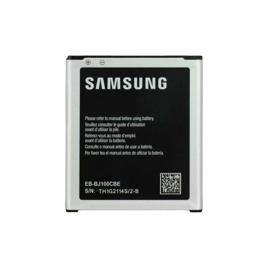 Auf diesem Produktbild wird der Samsung Akku EB-BJ100CBE Li-Ion 3.85 Volt 1850 mAh abgebildet.