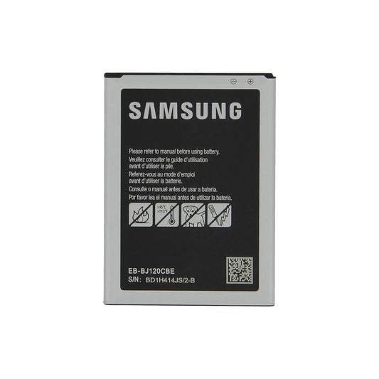 Auf diesem Produktbild wird der Samsung Akku EB-BJ120 Li-Ion 3.85 Volt 2050 mAh abgebildet.