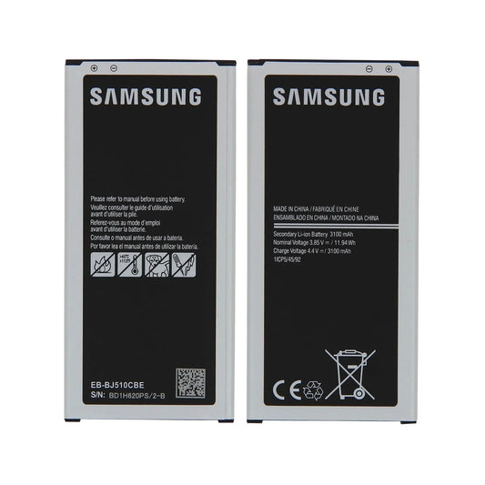 Auf diesem Produktbild wird der Samsung Akku EB-BJ510CBE Li-ion 3.85 Volt 3100 mAh abgebildet.