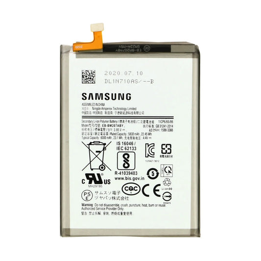 Auf diesem Produktbild wird der Samsung Akku EB-BM207ABY Li-ion 3.85 Volt 6000 mAh abgebildet.