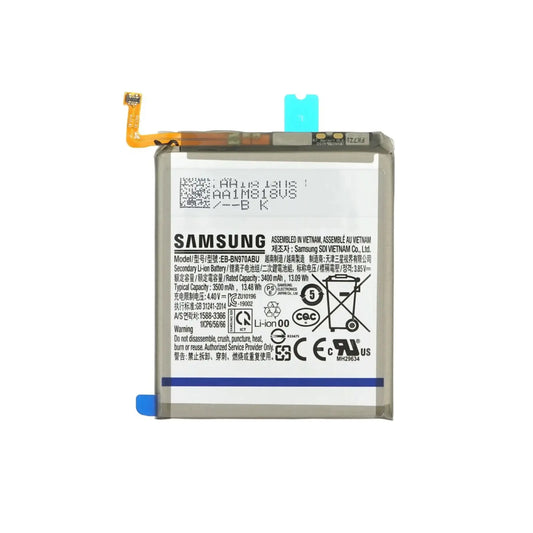 Auf diesem Produktbild wird der Samsung Akku EB-BN970ABU Li-Ion 3.85 Volt 3500 mAh abgebildet.