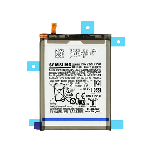 Auf diesem Produktbild wird der Samsung Akku EB-BN980ABY Li-ion 3.88 Volt 4300 mAh abgebildet.