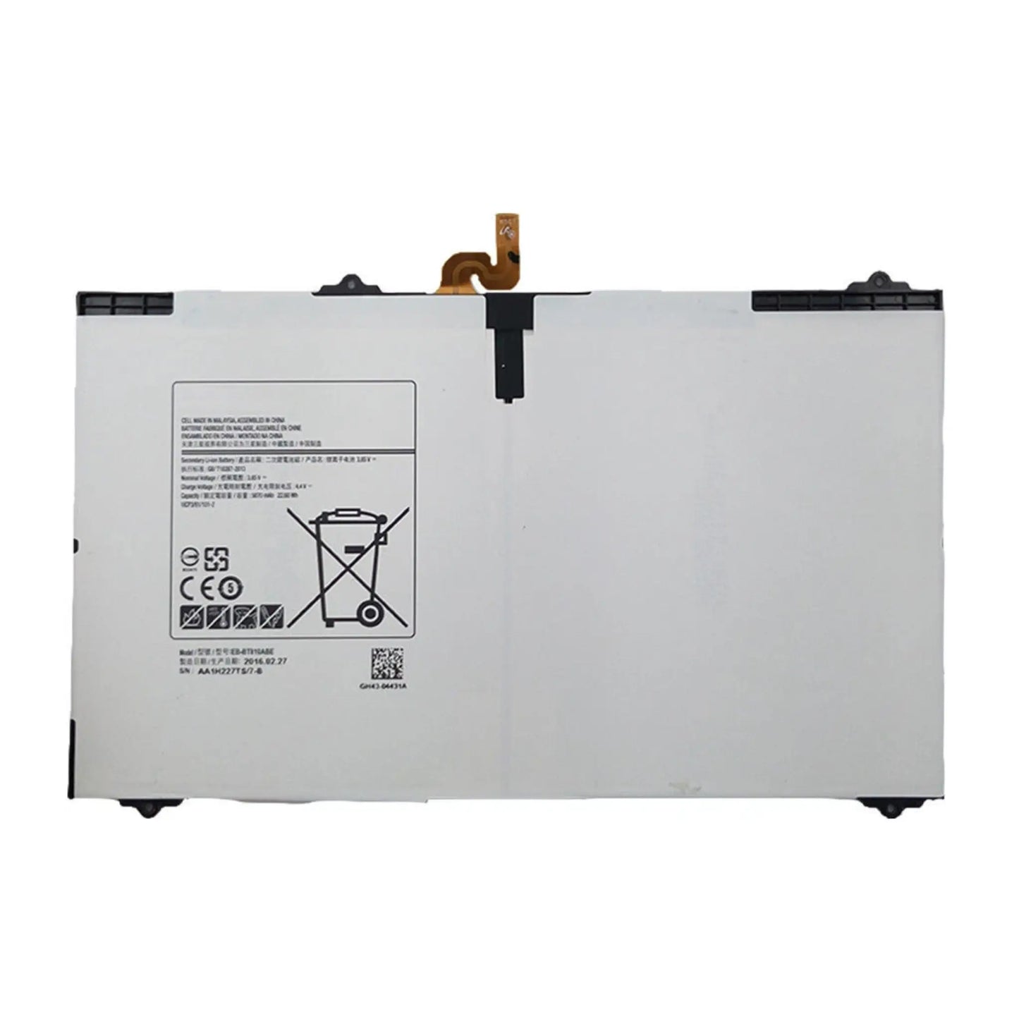 Auf diesem Produktbild wird der Samsung Akku EB-BT810ABA Li-ion 3.85 Volt 5870 mAh abgebildet.