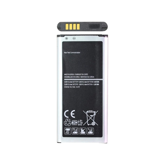 Das Bild zeigt den Samsung Akku EB-BG800BBE Li-Ion mit 3,85 Volt und 2100 mAh.