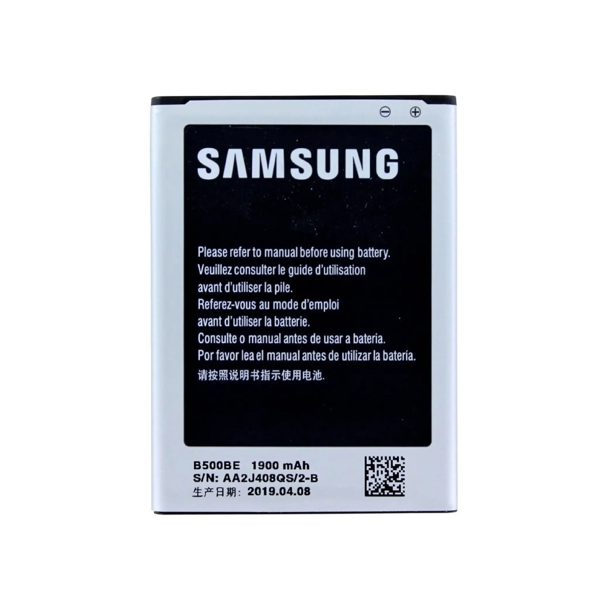 Auf diesem Produktbild wird der Samsung Akku I9195 Galaxy S4 Mini Li-ion 3.8 Volt 1900 mAh abgebildet.
