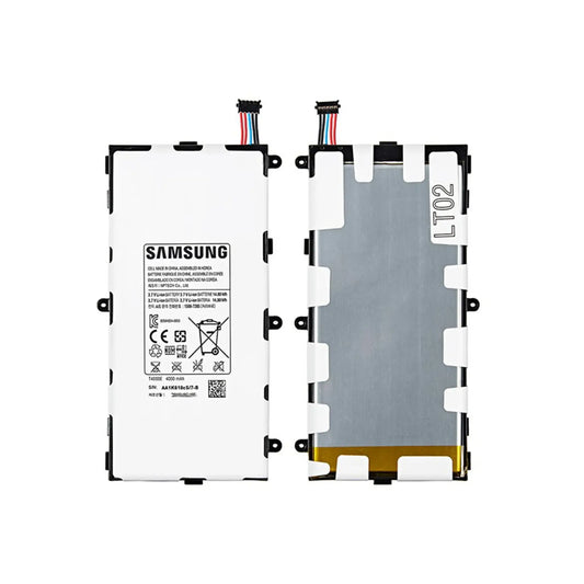 Auf diesem Produktbild wird der Samsung Akku T4000E Li-Ion 3.7 Volt 4000 mAh abgebildet.