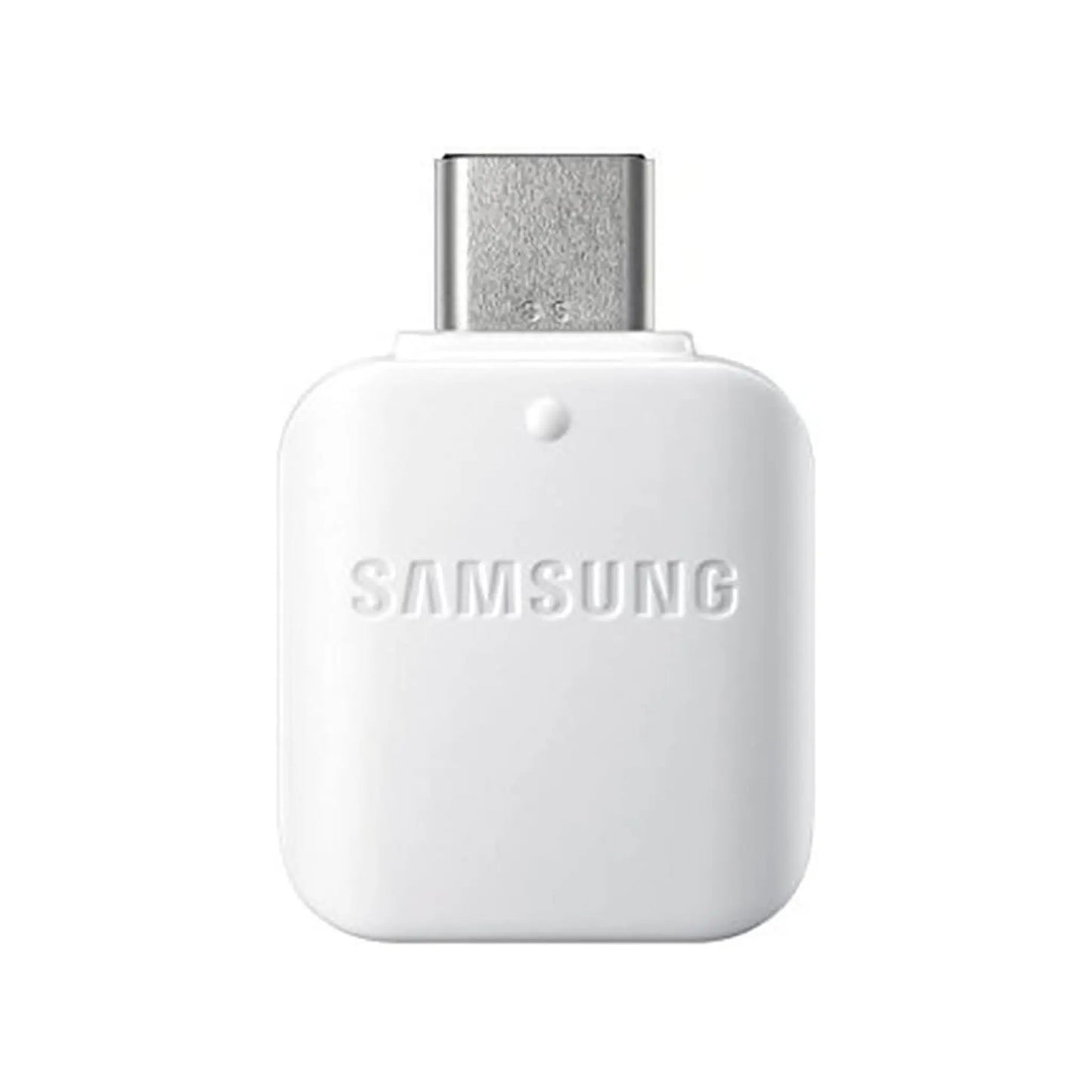Das Bild zeigt den Samsung EE-UN930 Adapter in Weiß – USB-C auf USB-A Adapter für schnelle Datenübertragung und Ladefunktion.