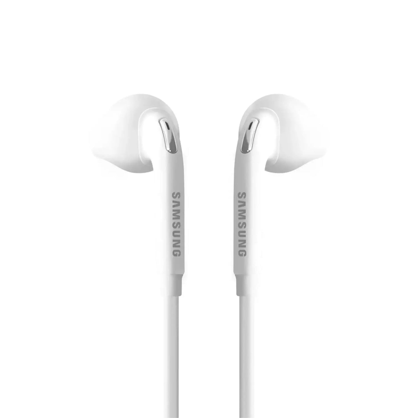 Das Bild zeigt die Samsung EG920 In‑Ear‑Kopfhörer in Weiß aus der Nahansicht.