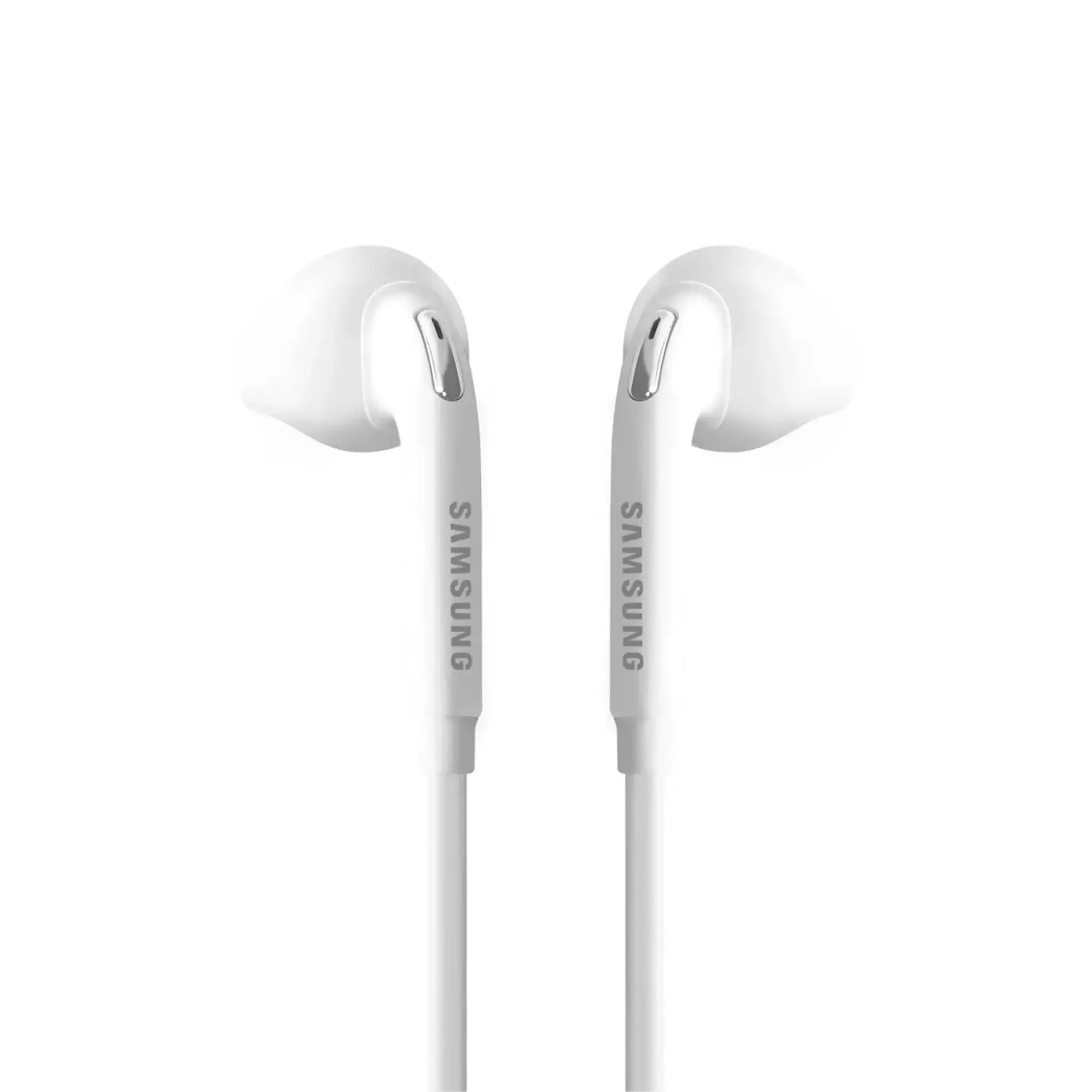 Das Bild zeigt die Samsung EG920 In‑Ear‑Kopfhörer in Weiß aus der Nahansicht.