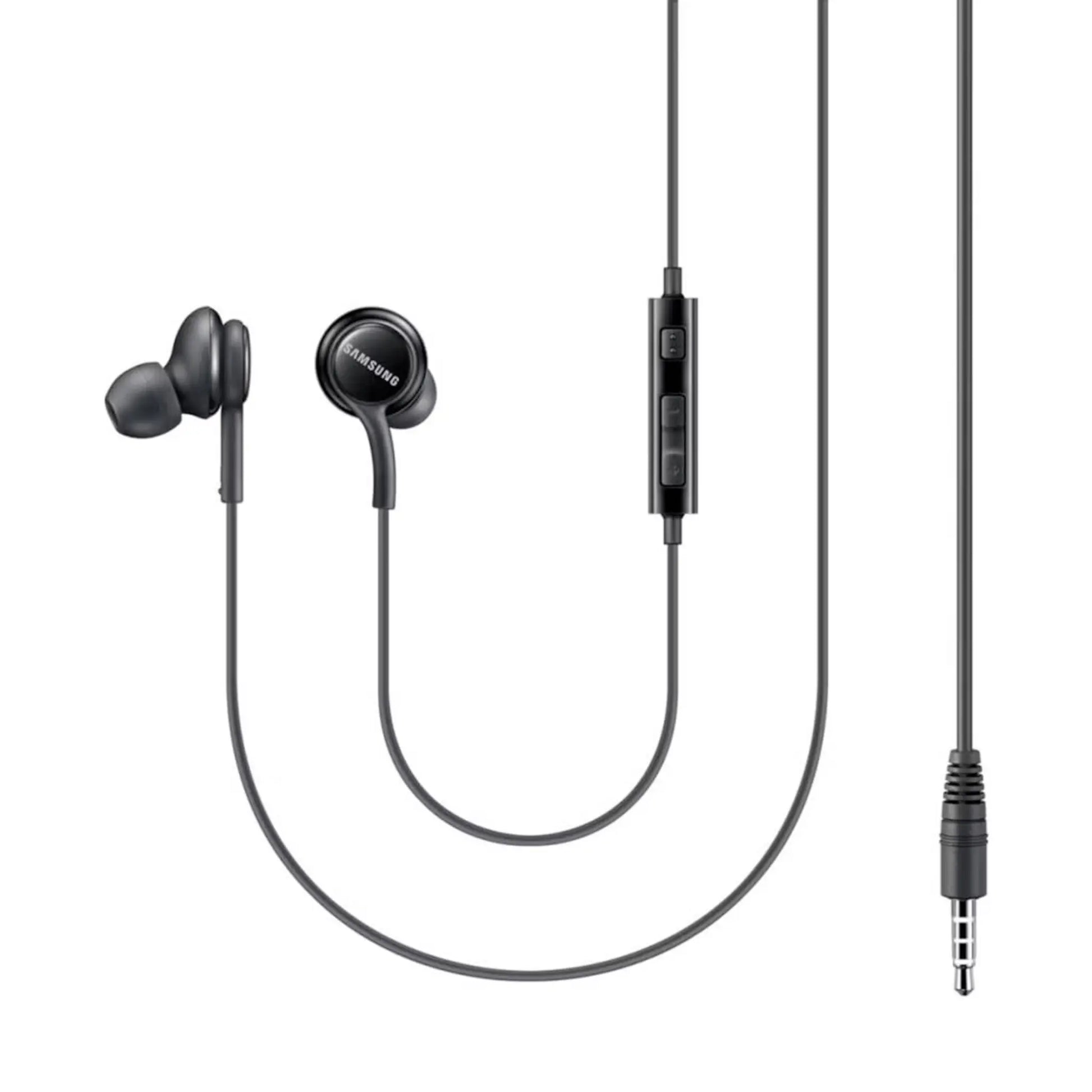 Samsung EO-IA500BB In-Ear-Kopfhörer Schwarz mit 3,5mm Klinkenstecker.